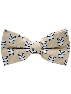 Carahere Boys Handmade Adjustable Pre-Tied Pattern Bow Ties For Kids Toddler Bow Ties