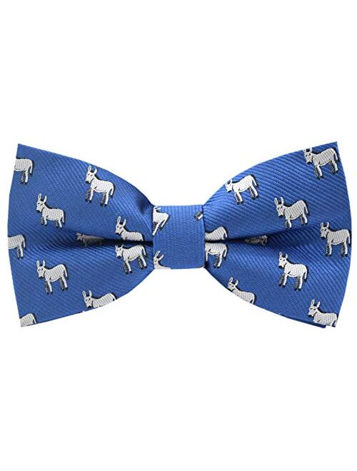 Carahere Boys Handmade Adjustable Pre-Tied Pattern Bow Ties For Kids Toddler Bow Ties