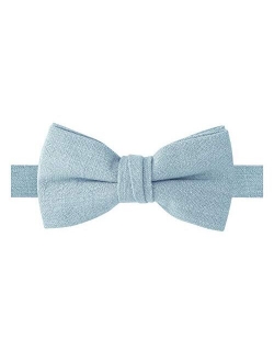 Boys' Linen Blend Pre-Tied Bow Tie