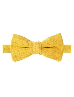 Boys' Linen Blend Pre-Tied Bow Tie