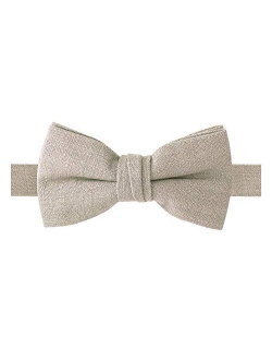 Boys' Linen Blend Pre-Tied Bow Tie