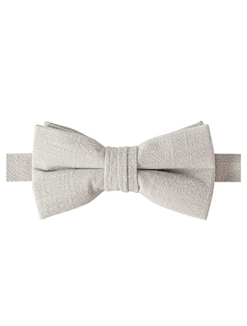 Buy Spring Notion Boys' Linen Blend Pre-Tied Bow Tie online | Topofstyle