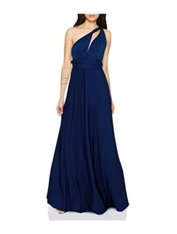 Clothink Convertible Warp Maxi Dress Multi Way Wear Party Wedding Bridesmaid Long Dresses