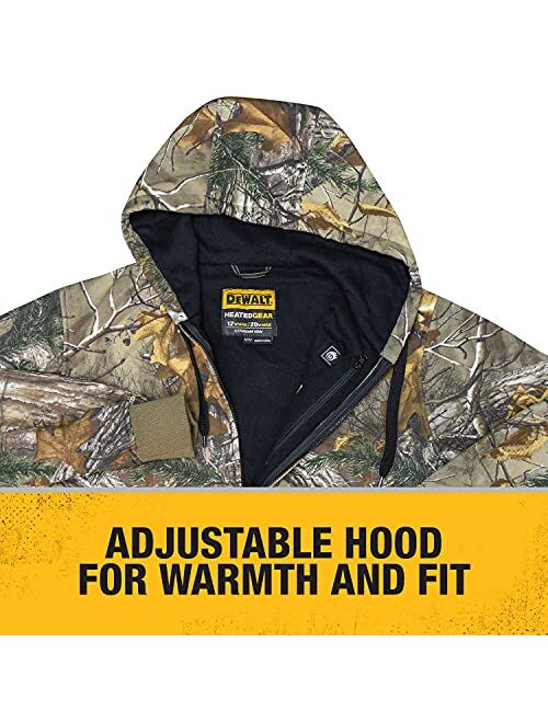 DEWALT DCHJ074D1-2X Realtree Xtra Camouflage Heated Hoodie, 2X-Large, Camouflage