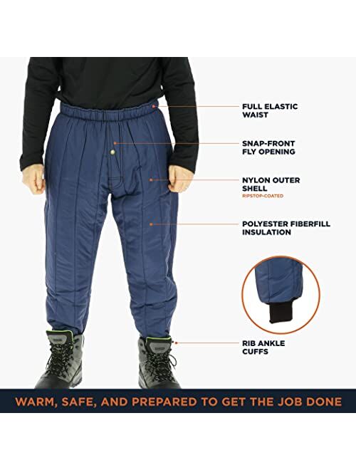 RefrigiWear Cooler Wear Trousers, Insulated Work Pants, 10F (-12C)