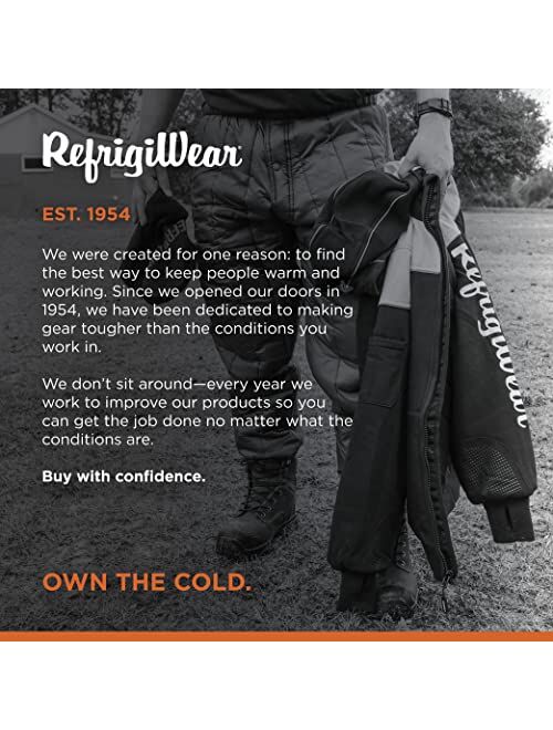 RefrigiWear Cooler Wear Trousers, Insulated Work Pants, 10F (-12C)