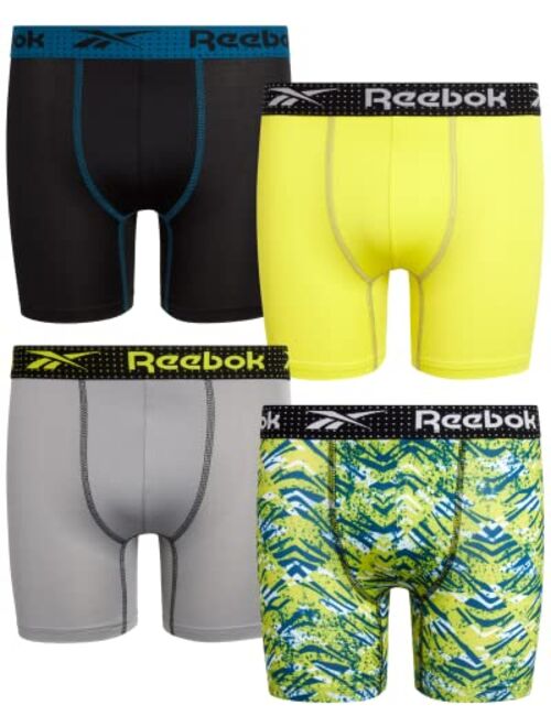 Reebok Boys Underwear - Performance Boxer Briefs (4 Pack)