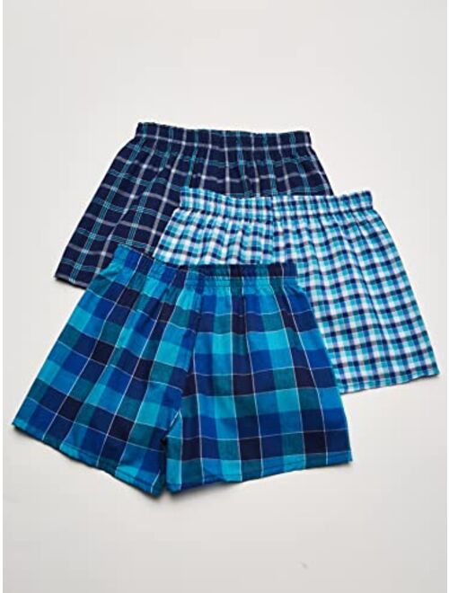 Hanes Big Boys Ultimate Tartan Boxer