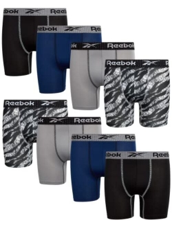 Boys Underwear Performance Boxer Briefs (8 Pack)