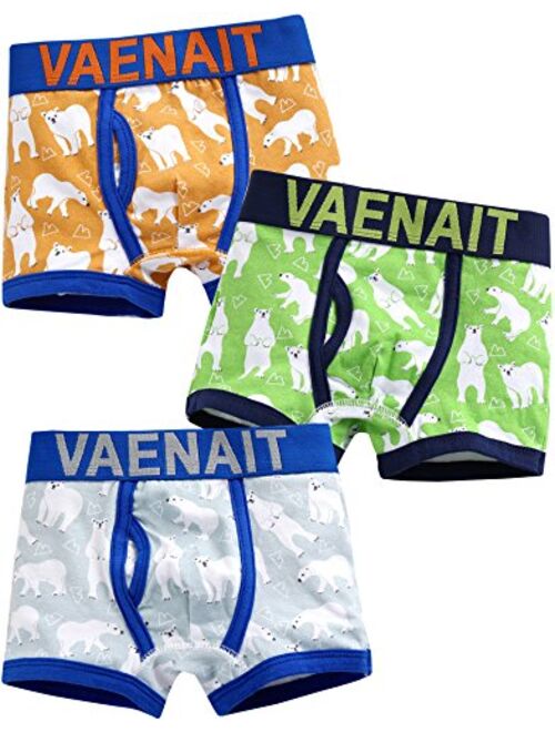 VAENAIT BABY 2T-7Years Toddler Kids Boys Cotton Underwear Boxer Briefs Multi Pack Set