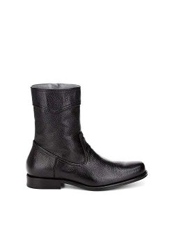 FRANCO CUADRA Men's Boot in Genuine Deer Leather Black