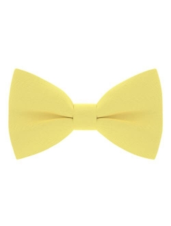 Bow Tie House Mens Bowties Pre-tied Shape Clip on Bowtie Solid Men Formal Wear for kids, baby boys, toddler any age bow ties