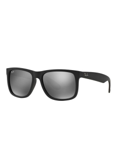 Justin RB4165 55mm Rectangle Mirror Sunglasses