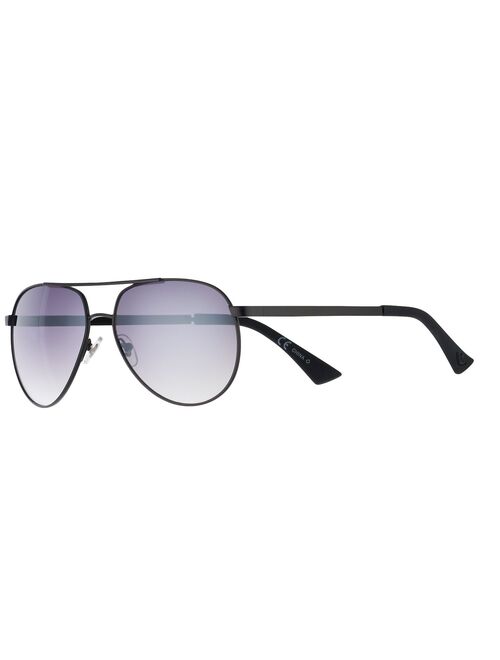 Men's Dockers Matte Black Smoke Aviator Glasses