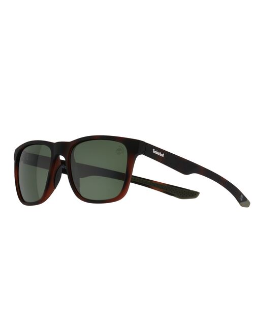 Men's Timberland 55mm Square Frame Sunglasses