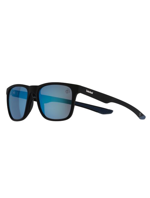 Men's Timberland 55mm Square Frame Sunglasses