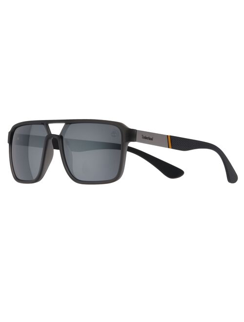 Men's Timberland 58mm Oversized Navigator Sunglasses