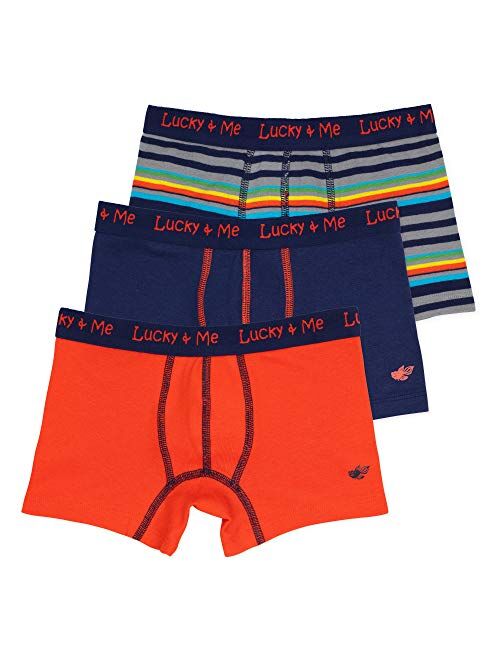 Lucky & Me | Grayson Boys Boxer Briefs | Organic Cotton Boys Underwear | Tagless | 3 Pack