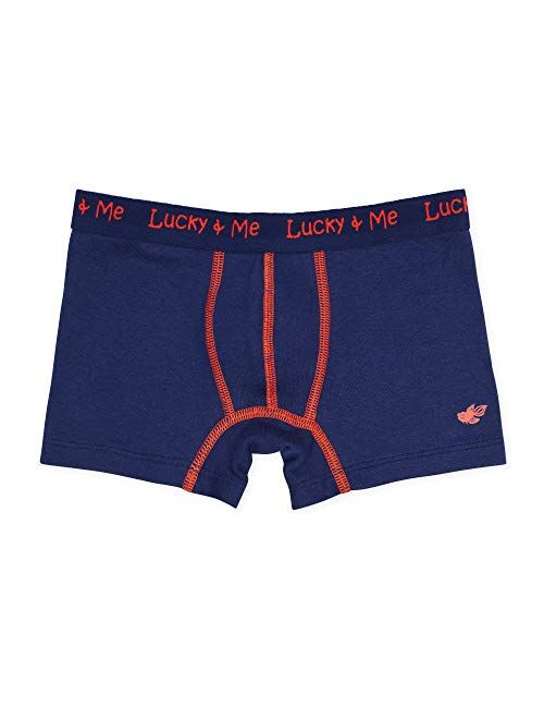 Lucky & Me | Grayson Boys Boxer Briefs | Organic Cotton Boys Underwear | Tagless | 3 Pack