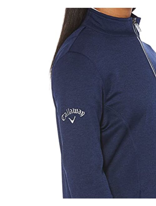 Callaway Women's Long Sleeve Opti-Therm Waffle Fleece Jacket