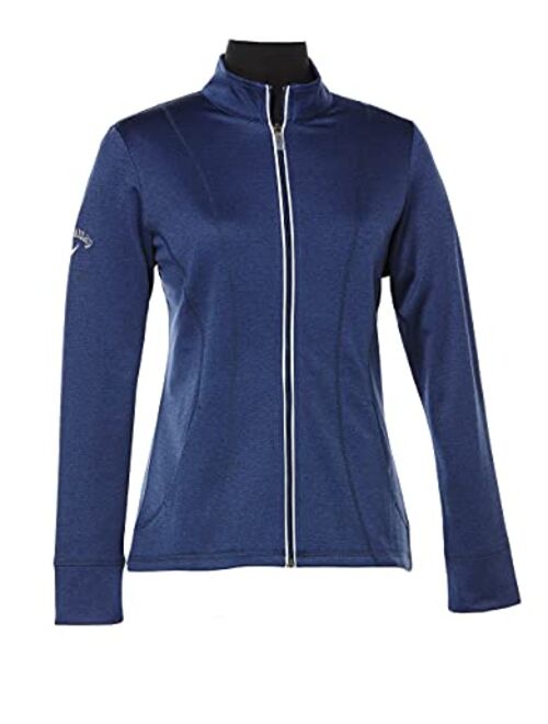 Callaway Women's Long Sleeve Opti-Therm Waffle Fleece Jacket