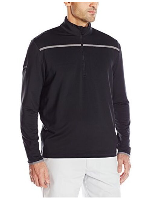 Callaway Men's Golf Chest Stripe Long Sleeve 1/4 Zip Mock Pullover