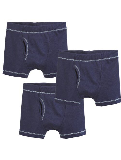 City Threads Boys' Boxer Briefs Underwear 100% Cotton 3-Pack Made in The USA