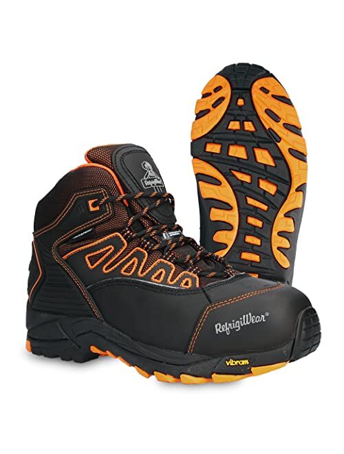 RefrigiWear Men's PolarForce Hiker Boots, Insulated Work Boots, -30F Comfort Rating