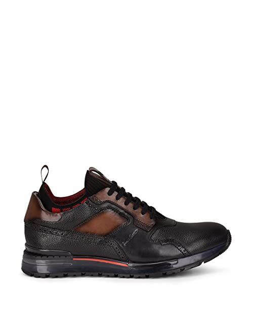 FRANCO CUADRA Men's Sneakers with Laces in Bovine Leather