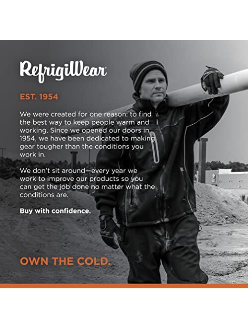 RefrigiWear PolarForce Hybrid Fleece Insulated Jacket, 20F Comfort Rating