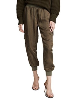 tapered cargo cotton trousers