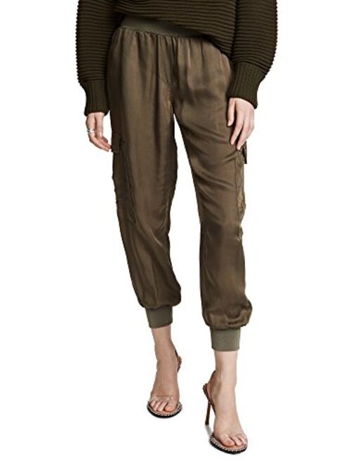 CINQ A SEPT tapered cargo cotton trousers