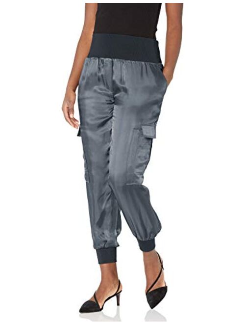 CINQ A SEPT tapered cargo cotton trousers