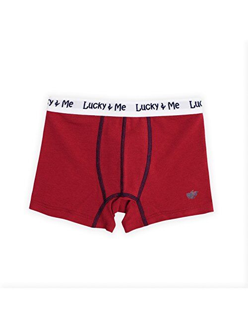 Lucky & Me | Liam Boys Boxer Briefs | Children's Tagless Soft Cotton Underwear | 3 Pack