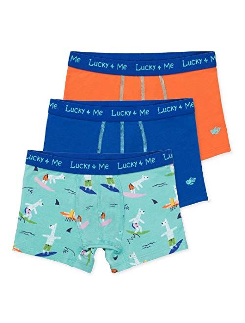 Lucky & Me | Liam Boys Boxer Briefs | Children's Tagless Soft Cotton Underwear | 3 Pack