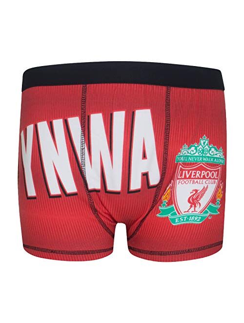 Liverpool F.C. Liverpool FC Official Soccer Gift 3 Pack Boys Crest Boxer Shorts