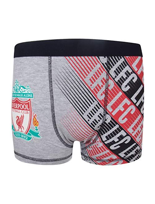 Liverpool F.C. Liverpool FC Official Soccer Gift 3 Pack Boys Crest Boxer Shorts