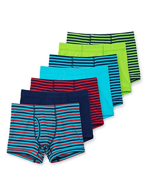 Lucky & Me | Nolan Boy Boxer Brief Underwear | 100% Organic Cotton | 7-Pack