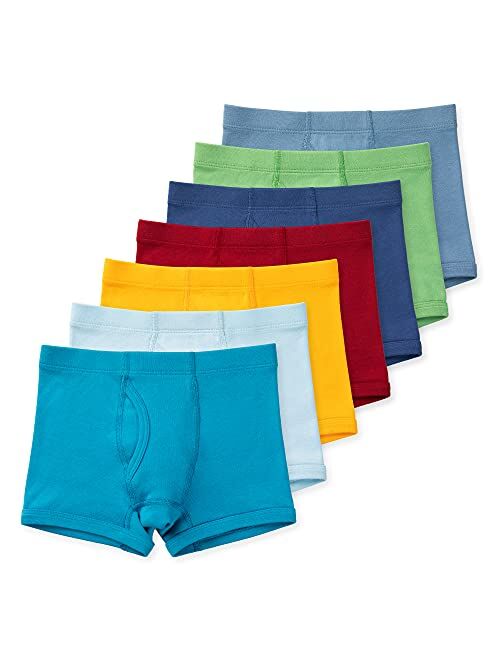 Lucky & Me | Nolan Boy Boxer Brief Underwear | 100% Organic Cotton | 7-Pack