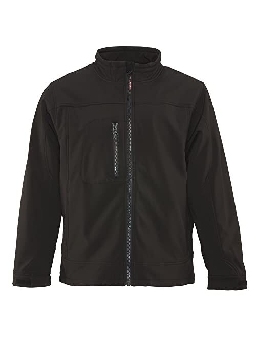 RefrigiWear Water-Resistant Insulated Softshell Jacket with Soft Micro-Fleece Lining