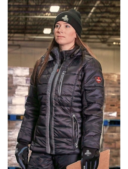 RefrigiWear Women's Pure-Soft Lightweight Insulated Jacket, -10F Comfort Rating