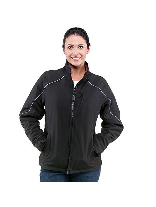 RefrigiWear Womens Warm Insulated Softshell Jacket