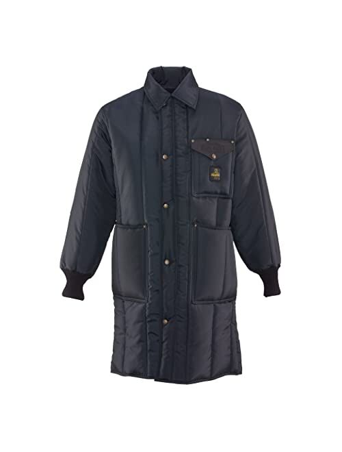 RefrigiWear Insulated Iron-Tuff Inspector Jacket Water-Resistant Knee-Length Workwear Coat