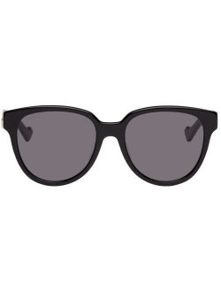 Black Square Interlocking G Sunglasses