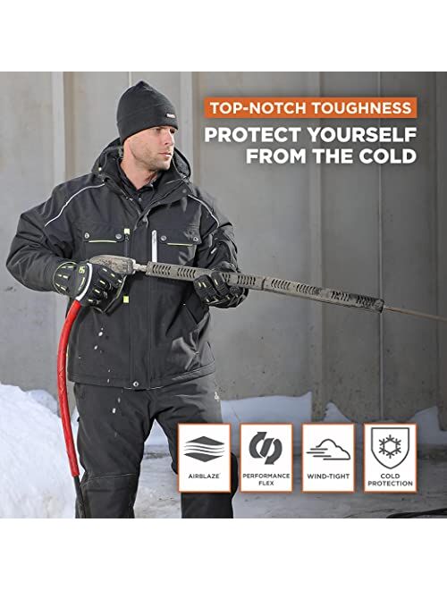 RefrigiWear Extreme Hooded Insulated Jacket, Cold-Weather Jacket, -60F Comfort Rating