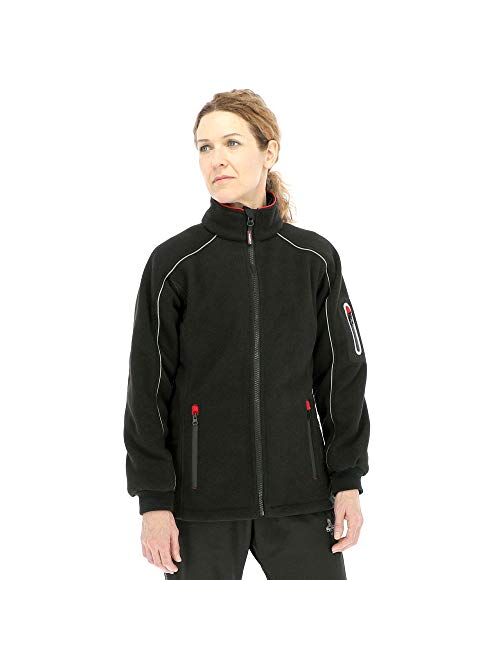 RefrigiWear Womens Warm Hybrid Fleece Jacket