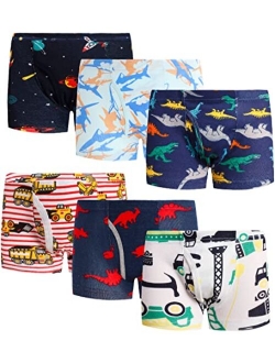 Finihen Boys Soft Cotton Dinosaur briefs baby underwear Toddler shark boxer briefs Children Truck Panties