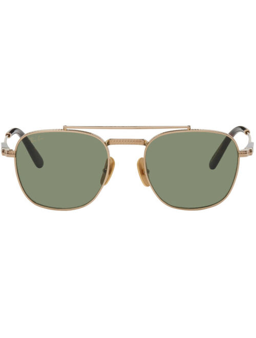 Ray-Ban Gold Frank II Sunglasses