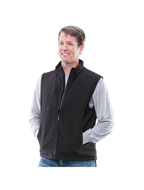 RefrigiWear Warm Insulated Softshell Vest with Micro-Fleece Lining