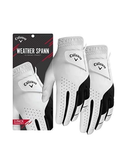 Callaway Golf Women's Weather Spann Premium Synthetic Golf Glove